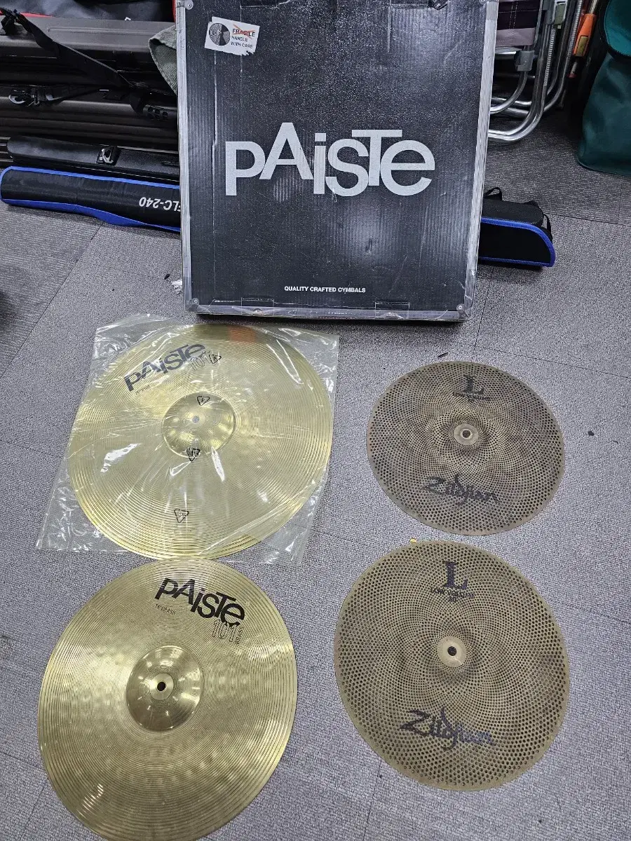 리얼드럼심벌  질젼 하이햇 paiste 크래쉬 라이드